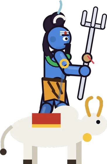 Shevi riding Nanku